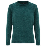 Plain Chenille Jumper Dark Green