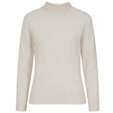 Patterned Chenille Jumper Cream