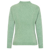 Patterned Chenille Jumper Light Green