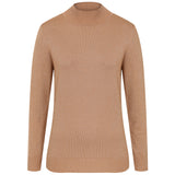 All Over Sparkle Turtle Neck Jumper Camel