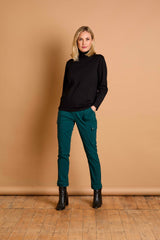 Basic Roll Neck Jumper Black