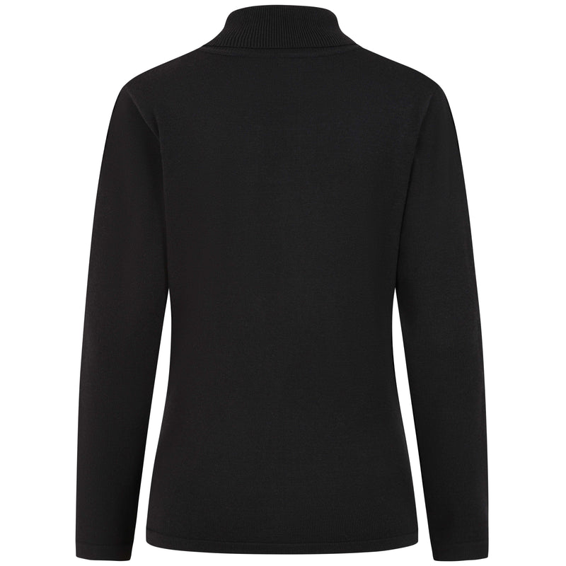 Basic Roll Neck Jumper Black