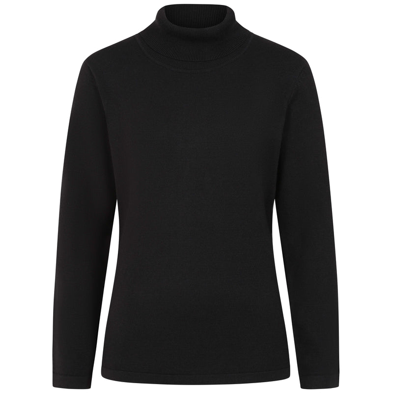 Basic Roll Neck Jumper Black