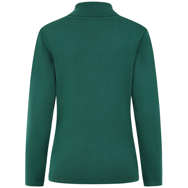 Basic Roll Neck Jumper Forest