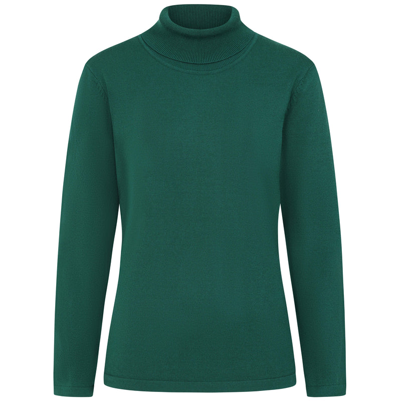 Basic Roll Neck Jumper Forest