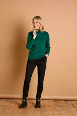 Basic Roll Neck Jumper Forest