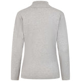 Basic Roll Neck Jumper Grey Marl