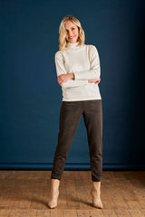 Basic Roll Neck Jumper Ivory