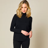 Basic Roll Neck Jumper Black