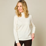 Basic Roll Neck Jumper Cream