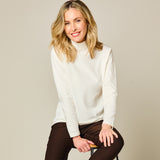 Basic Roll Neck Jumper Cream