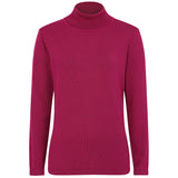 Basic Roll Neck Jumper Berry