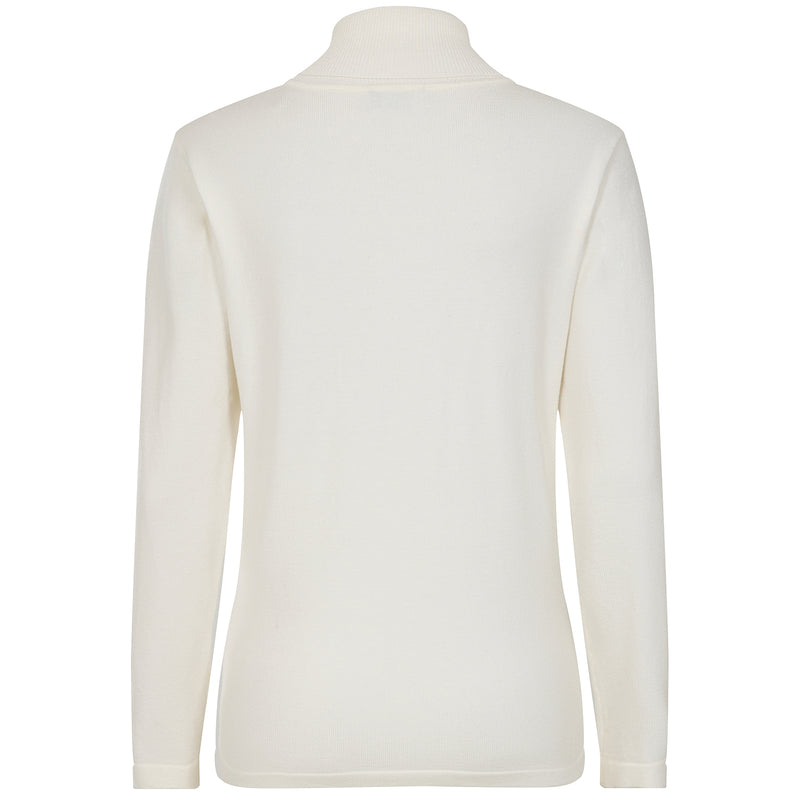 Basic Roll Neck Jumper Cream