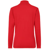 Basic Roll Neck Jumper Red