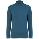 Basic Roll Neck Jumper Teal