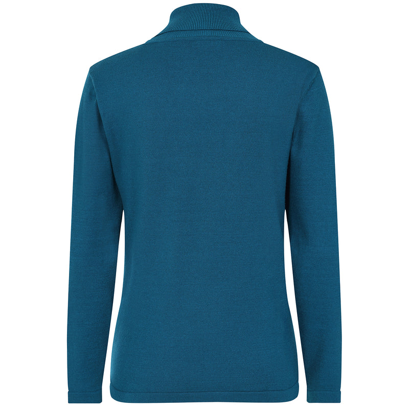 Basic Roll Neck Jumper Teal