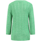 Plain Stitch Detail Jumper Green