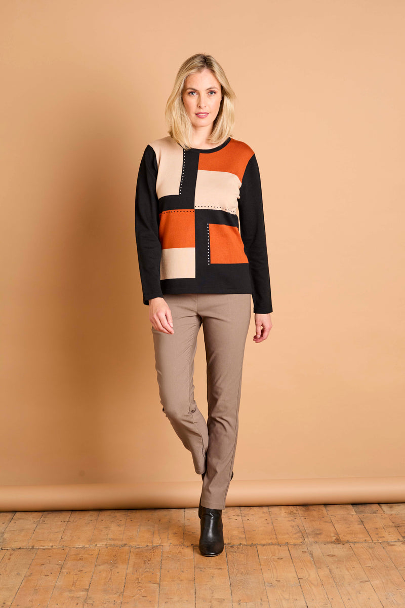 Colour Block Jumper
