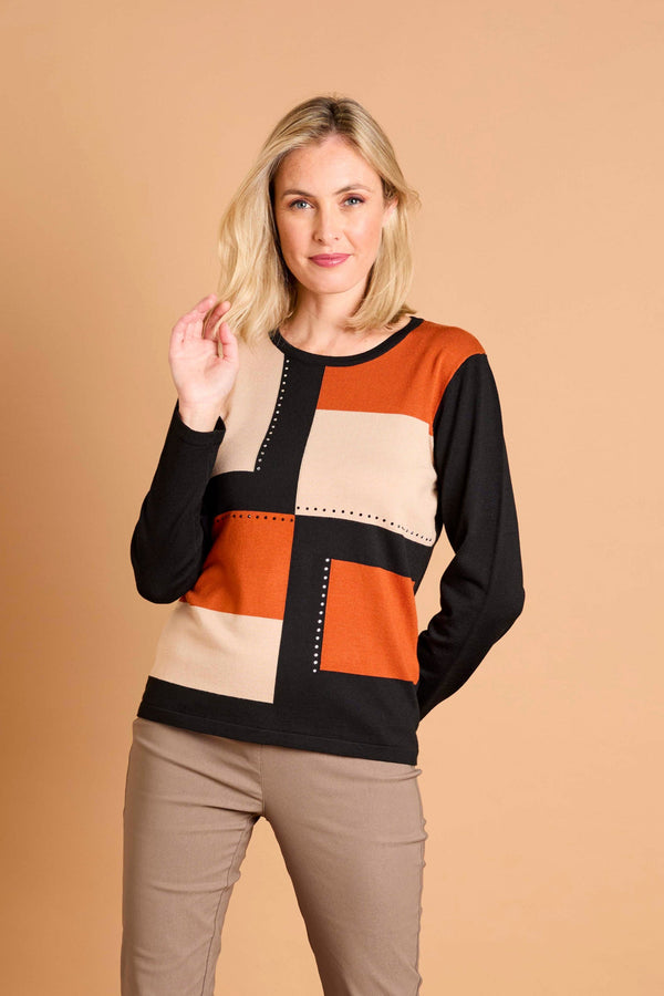 Colour Block Jumper