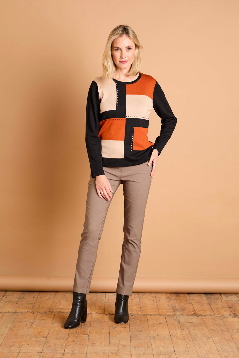 Colour Block Jumper