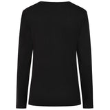 Colour Block & Heat Seal Jumper Orange/Black