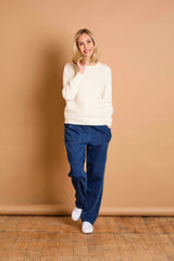 Bubble Textured Round Neck Jumper