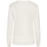 Bubble Textured Round Neck Jumper Ivory