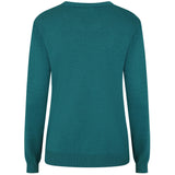 Bubble Textured Round Neck Jumper Jade
