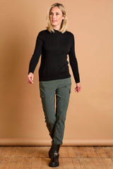 Skinny Rib Cable Jumper