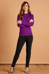 Skinny Rib Cable Jumper