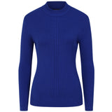 Skinny Rib Cable Jumper Royal Blue