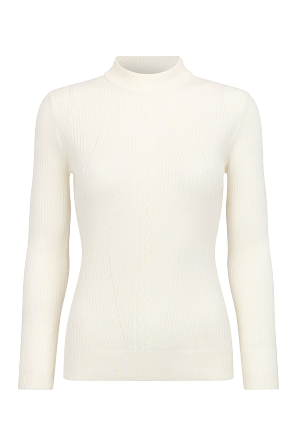 Skinny Rib Cable Jumper