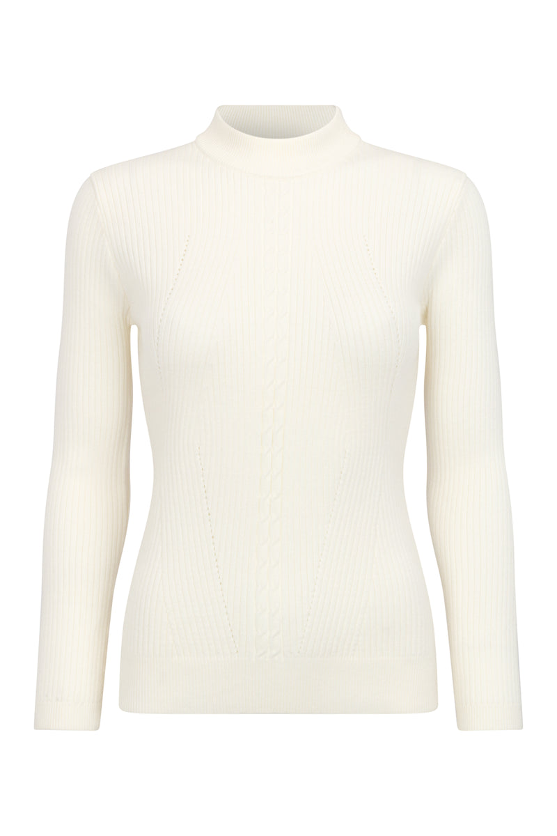 Skinny Rib Cable Jumper