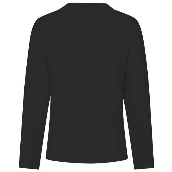 Plain Button Sleeve Jumper