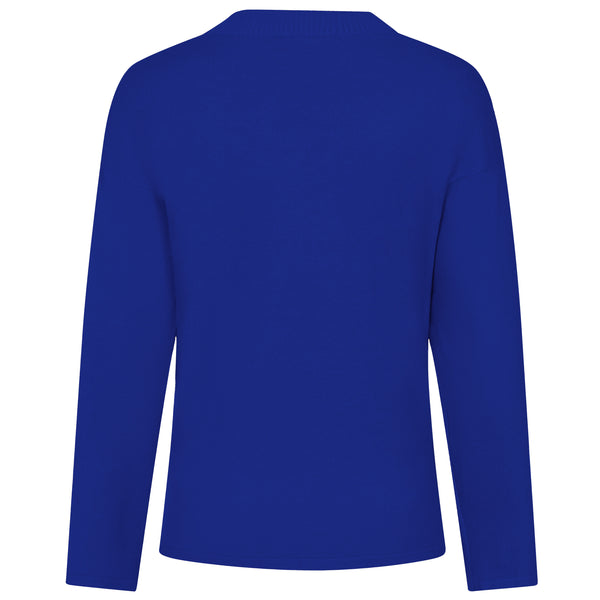 Plain Button Sleeve Jumper