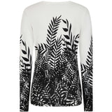 Mono Leaf Sparkle Jumper