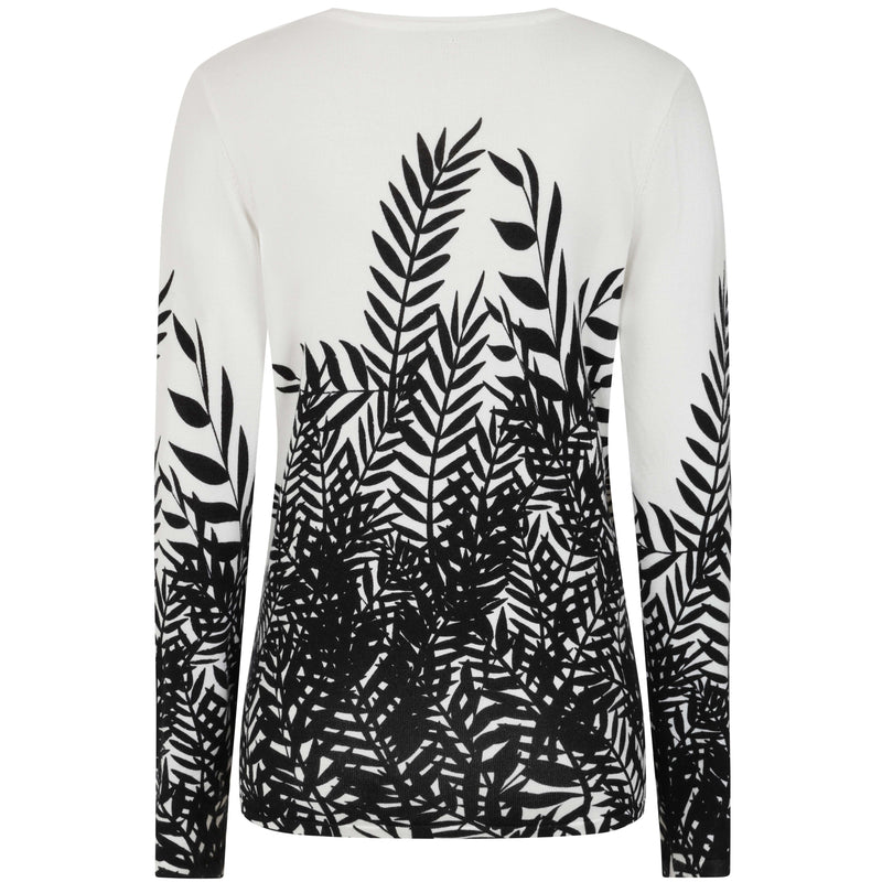 Mono Leaf Sparkle Jumper