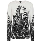 Mono Leaf Sparkle Jumper
