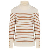 Roll Neck Stripe Jumper
