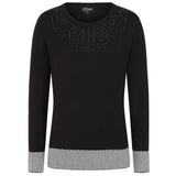 Contrast Hem Sparkle Jumper
