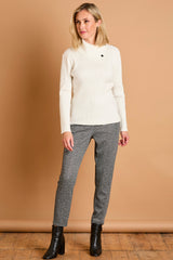 Patterned Ponte Joggers