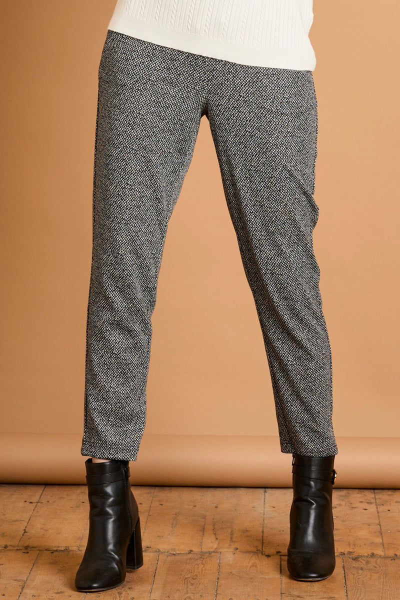 Patterned Ponte Joggers