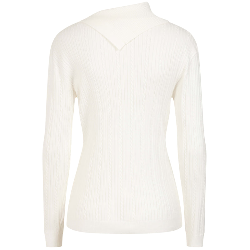 Split Neck Cable Jumper