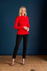 Split Neck Cable Jumper