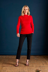 Split Neck Cable Jumper