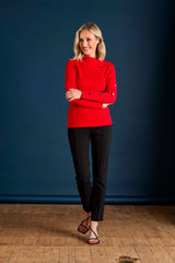 Split Neck Cable Jumper