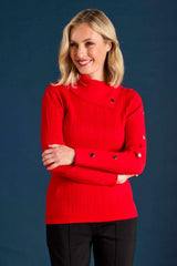 Split Neck Cable Jumper