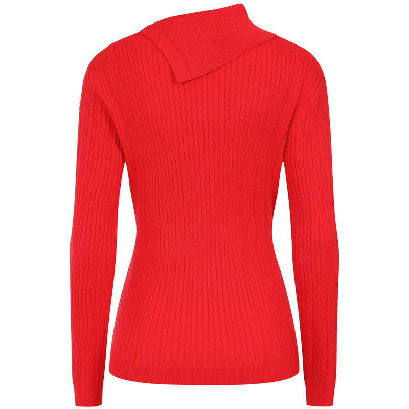 Split Neck Cable Jumper