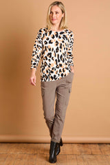 Animal Print Jumper