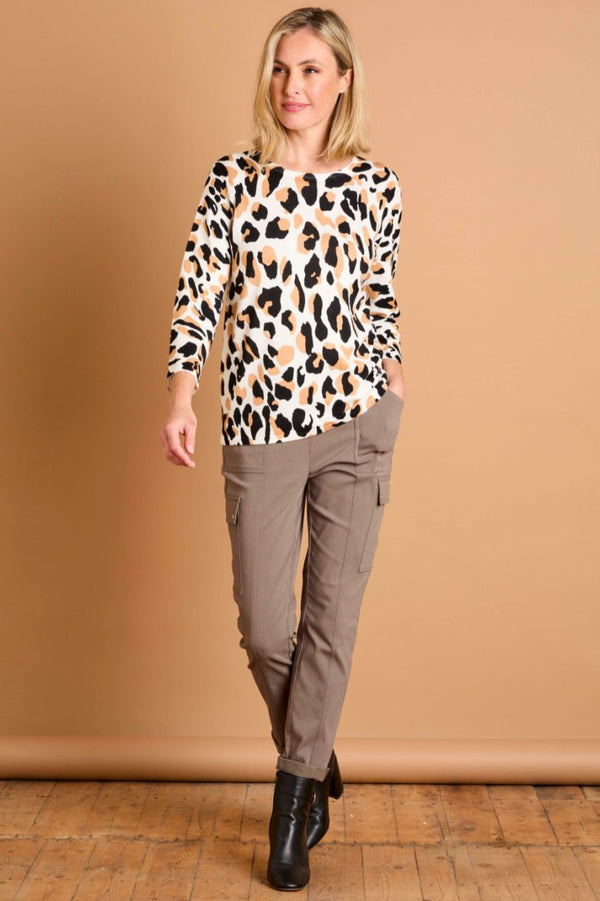 Animal Print Jumper
